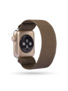 Solid Color Printing Nylon Smart Watch Band for Apple Watch Series 8 45mm / Ultra 49mm / 7 45mm / Series 6 / SE / SE (2022) 44m / 5 / 4 44mm / Series 3 / 2 / 1 42mm - Brown