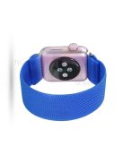 Solid Color Printing Nylon Smart Watch Band for Apple Watch Series 8 45mm / Ultra 49mm / 7 45mm / Series 6 / SE / SE (2022) 44m / 5 / 4 44mm / Series 3 / 2 / 1 42mm - Dark Blue