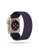 Solid Color Printing Nylon Smart Watch Band for Apple Watch Series 8 45mm / Ultra 49mm / 7 45mm / Series 6 / SE / SE (2022) 44m / 5 / 4 44mm / Series 3 / 2 / 1 42mm - Dark Purple