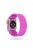 Solid Color Printing Nylon Smart Watch Band for Apple Watch Series 8 45mm / Ultra 49mm / 7 45mm / Series 6 / SE / SE (2022) 44m / 5 / 4 44mm / Series 3 / 2 / 1 42mm - Deep Pink