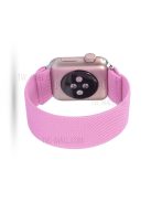 Solid Color Printing Nylon Smart Watch Band for Apple Watch Series 8 45mm / Ultra 49mm / 7 45mm / Series 6 / SE / SE (2022) 44m / 5 / 4 44mm / Series 3 / 2 / 1 42mm - Light Pink