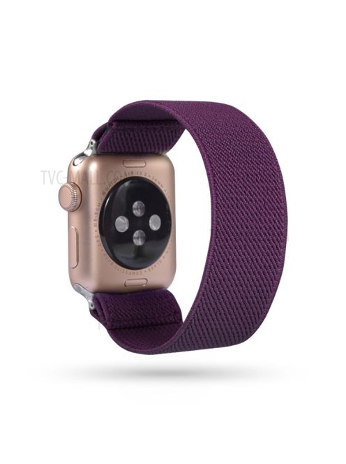 Solid Color Printing Nylon Smart Watch Band for Apple Watch Series 8 45mm / Ultra 49mm / 7 45mm / Series 6 / SE / SE (2022) 44m / 5 / 4 44mm / Series 3 / 2 / 1 42mm - Light Purple