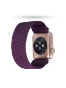 Solid Color Printing Nylon Smart Watch Band for Apple Watch Series 8 45mm / Ultra 49mm / 7 45mm / Series 6 / SE / SE (2022) 44m / 5 / 4 44mm / Series 3 / 2 / 1 42mm - Light Purple