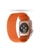 Solid Color Printing Nylon Smart Watch Band for Apple Watch Series 8 45mm / Ultra 49mm / 7 45mm / Series 6 / SE / SE (2022) 44m / 5 / 4 44mm / Series 3 / 2 / 1 42mm - Orange