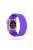 Solid Color Printing Nylon Smart Watch Band for Apple Watch Series 8 45mm / Ultra 49mm / 7 45mm / Series 6 / SE / SE (2022) 44m / 5 / 4 44mm / Series 3 / 2 / 1 42mm - Purple