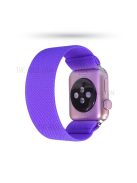 Solid Color Printing Nylon Smart Watch Band for Apple Watch Series 8 45mm / Ultra 49mm / 7 45mm / Series 6 / SE / SE (2022) 44m / 5 / 4 44mm / Series 3 / 2 / 1 42mm - Purple