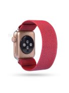 Solid Color Printing Nylon Smart Watch Band for Apple Watch Series 8 45mm / Ultra 49mm / 7 45mm / Series 6 / SE / SE (2022) 44m / 5 / 4 44mm / Series 3 / 2 / 1 42mm - Watermelon Red