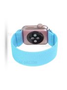 Solid Color Printing Nylon Smart Watch Band for Apple Watch Series 8 45mm / Ultra 49mm / 7 45mmm / Series 6 / SE / SE (2022) 44m / 5 / 4 44mm / Series 3 / 2 / 1 42mm - Baby Blue