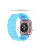 Solid Color Printing Nylon Smart Watch Band for Apple Watch Series 8 45mm / Ultra 49mm / 7 45mmm / Series 6 / SE / SE (2022) 44m / 5 / 4 44mm / Series 3 / 2 / 1 42mm - Baby Blue