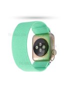 Solid Color Printing Nylon Watch Band for Apple Watch Series 10 42mm / 9 8 7 41mm / 6 5 4 SE SE (2022) SE (2023) 40mm / 3 2 1 38mm - Light Green