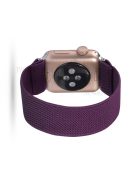 Solid Color Printing Nylon Watch Band for Apple Watch Series 10 42mm / 9 8 7 41mm / 6 5 4 SE SE (2022) SE (2023) 40mm / 3 2 1 38mm - Light Purple