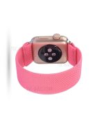 Solid Color Printing Nylon Watch Band for Apple Watch Series 10 42mm / 9 8 7 41mm / 6 5 4 SE SE (2022) SE (2023) 40mm / 3 2 1 38mm - Watermelon Red