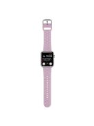 Sport Bands for Apple Watch Series 10 42mm / 9 8 7 41mm / SE (2023) SE (2022) SE 6 5 4 40mm / 3 2 1 38mm Soft Silicone Hollow Waterproof Watch Strap - Light Purple