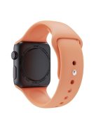 Sport Bands for Apple Watch Series 10 42mm / 9 8 7 41mm / SE (2023) SE (2022) SE 6 5 4 40mm / 3 2 1 38mm Soft Silicone Watch Strap (Standard Size: S / M) - Honeydew Melon Color