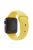 Sport Bands for Apple Watch Series 10 42mm / 9 8 7 41mm / SE (2023) SE (2022) SE 6 5 4 40mm / 3 2 1 38mm Soft Silicone Watch Strap (Standard Size: S / M) - Light Yellow