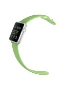 Sport Bands for Apple Watch Series 10 42mm / 9 8 7 41mm / SE (2023) SE (2022) SE 6 5 4 40mm / 3 2 1 38mm Soft Silicone Watch Strap (Standard Size: S / M) - Mint Green