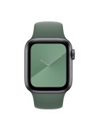 Sport Bands for Apple Watch Series 10 42mm / 9 8 7 41mm / SE (2023) SE (2022) SE 6 5 4 40mm / 3 2 1 38mm Soft Silicone Watch Strap (Standard Size: S / M) - Pine Needle Green