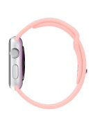 Sport Bands for Apple Watch Series 10 42mm / 9 8 7 41mm / SE (2023) SE (2022) SE 6 5 4 40mm / 3 2 1 38mm Soft Silicone Watch Strap (Standard Size: S / M) - Retro Rose