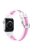 Sports Bi-Color Watch Band Breathable Silicone Strap for Apple Watch Series 10 42mm / 9 8 7 41mm / 6 5 4 SE SE (2022) SE (2023) 40mm / 3 2 1 38mm - White / Pink