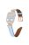 Sports Watch Band for Apple Watch Series 10 42mm / 9 8 7 41mm / SE (2023) SE (2022) SE 6 5 4 40mm / 3 2 1 38mm Rhinestone Strap with Rose Gold Buckle - Blue