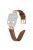 Sports Watch Band for Apple Watch Series 10 42mm / 9 8 7 41mm / SE (2023) SE (2022) SE 6 5 4 40mm / 3 2 1 38mm Rhinestone Strap with Rose Gold Buckle - Brown