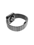 Stainless Steel Link Chain Watch Band with Butterfly Buckle for Apple Watch Series 10 42mm / 9 8 7 41mm / SE (2023) SE (2022) SE 6 5 4 40mm / 3 2 1 38mm - Black