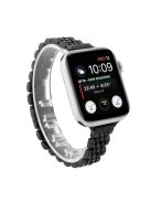 Stainless Steel Smart Watch Band for Apple Watch Series 10 42mm / 9 8 7 41mm / 6 5 4 SE SE (2022) SE (2023) 40mm / 3 2 1 38mm  - Black