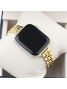 Stainless Steel Smart Watch Band for Apple Watch Series 10 42mm / 9 8 7 41mm / 6 5 4 SE SE (2022) SE (2023) 40mm / 3 2 1 38mm  - Gold