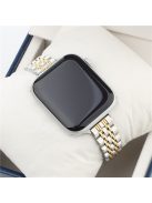 Stainless Steel Smart Watch Band for Apple Watch Series 10 42mm / 9 8 7 41mm / 6 5 4 SE SE (2022) SE (2023) 40mm / 3 2 1 38mm  - Silver / Gold