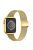 Stainless Steel Smart Watch Strap Adjustable Milanese Metal Watchband for Apple Watch Series 10 46mm / Ultra 2 Ultra 49mm / 9 8 7 45mm / SE (2023) SE (2022) SE 6 5 4 44mm / 3 2 1 42mm - Gold