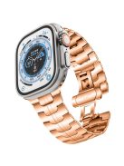 Stainless Steel Strap for Apple Watch 10 46mm / Ultra 2 / Ultra 49mm / 9 8 7 45mm / SE (2023) SE (2022) SE 6 5 4 44mm / 3 2 1 42mm Band - Rose Gold