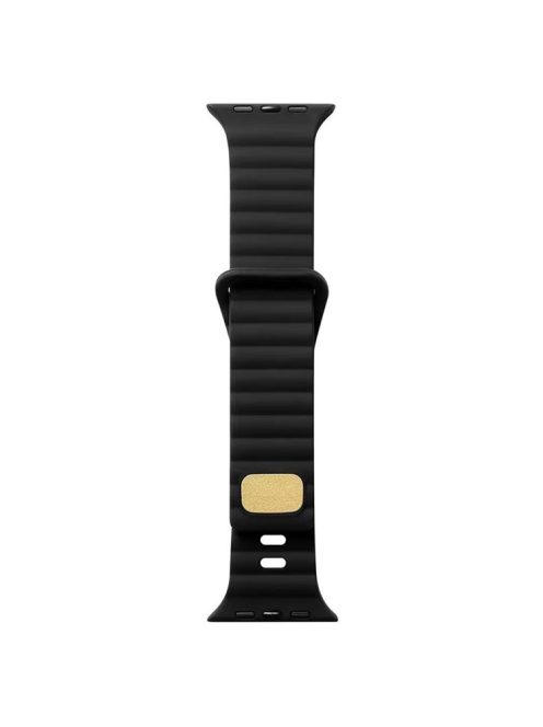 Strap For Apple Watch Series 10 42mm / 9 8 7 41mm / 6 5 4 SE (2023) SE (2022) SE 40mm / 3 2 1 38mm Silicone Replacemnet Band - Black