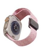 Strap for Apple Watch Series 10 42mm / 9 8 7 41mm / SE (2023) SE (2022) SE 6 5 4 40mm / 3 2 1 38mm Liquid Silicone Watch Band - Pink