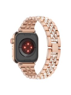   Strap for Apple Watch Series 10 42mm / 9 8 7 41mm / SE (2023) SE (2022) SE 6 5 4 40mm / 3 2 1 38mm Metal Watch Band - Rose Gold