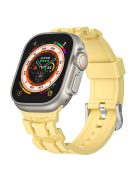 Strap for Apple Watch Series 10 42mm / 9 8 7 41mm / SE (2023) SE (2022) SE 6 5 4 40mm / 3 2 1 38mm Silicone Watch Band - Yellow