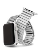 Stretch Spring Flex Radial Strap Stainless Steel Elastic Strap for Apple Watch Series 10 42mm / 9 8 7 41mm / 6 5 4 SE SE (2022) SE (2023) 40mm / 3 2 1 38mm - Silver