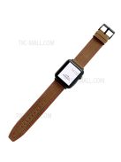 Stylish Genuine Leather Smart Watch Replacement Strap for Apple Watch Series 10 42mm / 9 8 7 41mm / 6 5 4 SE SE (2022) SE (2023) 40mm / 3 2 1 38mm - Brown