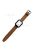 Stylish Genuine Leather Smart Watch Replacement Strap for Apple Watch Series 10 42mm / 9 8 7 41mm / 6 5 4 SE SE (2022) SE (2023) 40mm / 3 2 1 38mm - Brown