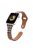 T Liner Design Slim Fabric PU Leather Buckle Watch Strap Wristband for Apple Watch Series 9 / 8 / 7 41mm / SE (2023) / SE(2022) / SE / 6 / 5 / 4 40mm / 3 / 2 / 1 38mm - Yellow Plaid