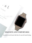 T Liner Design Slim Fabric PU Leather Buckle Watch Strap Wristband for Apple Watch Series 9 / 8 / 7 41mm / SE (2023) / SE(2022) / SE / 6 / 5 / 4 40mm / 3 / 2 / 1 38mm - Yellow Swallow Gird