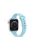 Thin Narrow Replacement Silicone Strap for Apple Watch Series 10 42mm / 9 8 7 41mm / SE (2023) SE (2022) SE 6 5 4 40mm / 3 2 1 38mm - Baby Blue