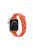 Thin Narrow Replacement Silicone Strap for Apple Watch Series 10 42mm / 9 8 7 41mm / SE (2023) SE (2022) SE 6 5 4 40mm / 3 2 1 38mm - Orange