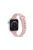 Thin Narrow Replacement Silicone Strap for Apple Watch Series 10 42mm / 9 8 7 41mm / SE (2023) SE (2022) SE 6 5 4 40mm / 3 2 1 38mm - Pink