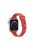 Thin Narrow Replacement Silicone Strap for Apple Watch Series 10 42mm / 9 8 7 41mm / SE (2023) SE (2022) SE 6 5 4 40mm / 3 2 1 38mm - Red