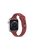 Thin Narrow Replacement Silicone Strap for Apple Watch Series 10 42mm / 9 8 7 41mm / SE (2023) SE (2022) SE 6 5 4 40mm / 3 2 1 38mm - Wine Red