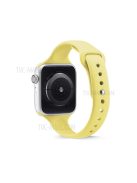 Thin Narrow Replacement Silicone Strap for Apple Watch Series 10 42mm / 9 8 7 41mm / SE (2023) SE (2022) SE 6 5 4 40mm / 3 2 1 38mm - Yellow