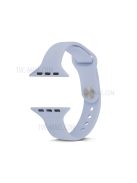 Thin Narrow Silicone Watch Band for Apple Watch Series 8 45mm / Ultra 49mm / Ultra 2 49mm / Series 9 45mm / SE (2023) 44mm / 7 45mm / Series 3 / 2 / 1 42mm / Series 6 / 5 / 4 / SE / SE (2022) 44mm - Light Purple