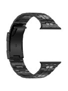 Titanium Steel Band for Apple Watch 10 46mm / Ultra 2 / Ultra 49mm / 9 8 7 45mm / SE (2023) SE (2022) SE 6 5 4 44mm / 3 2 1 42mm Strap - Black