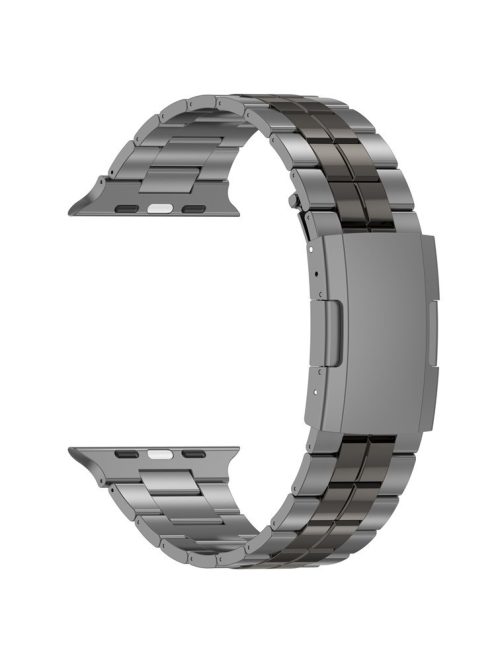 Titanium Steel Band for Apple Watch 10 46mm / Ultra 2 / Ultra 49mm / 9 8 7 45mm / SE (2023) SE (2022) SE 6 5 4 44mm / 3 2 1 42mm Strap - Grey