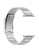 Titanium Steel Band for Apple Watch 10 46mm / Ultra 2 / Ultra 49mm / 9 8 7 45mm / SE (2023) SE (2022) SE 6 5 4 44mm / 3 2 1 42mm Strap - Silver